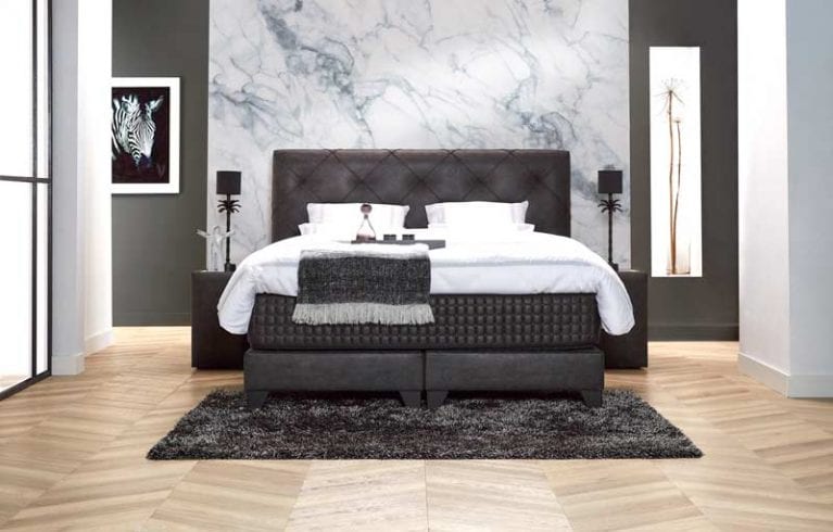 Serta Boxspringbett Magnifique in Dunkelgrau