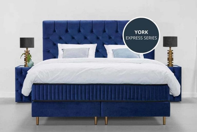 Serta Boxspringbett York in Blau