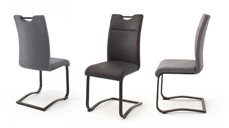 Freischwingerstuhl Zagreb in 3 unterschiedlichen Perspektiven