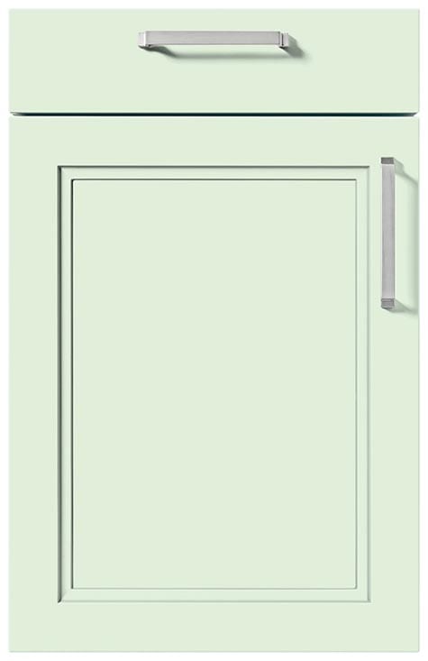 L215 -Pastellgrün-Satinlack Küchenfront
