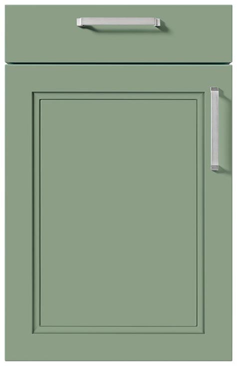 L460 - Salbeigrün seidenglanzlack Küchenfront