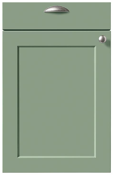L460 - Salbeigrün seidenglanzlack Küchenfront