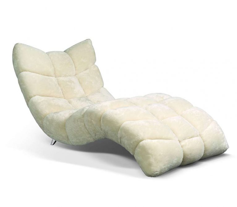 Cloud 7 Bretz Liegesessel in samtweiss