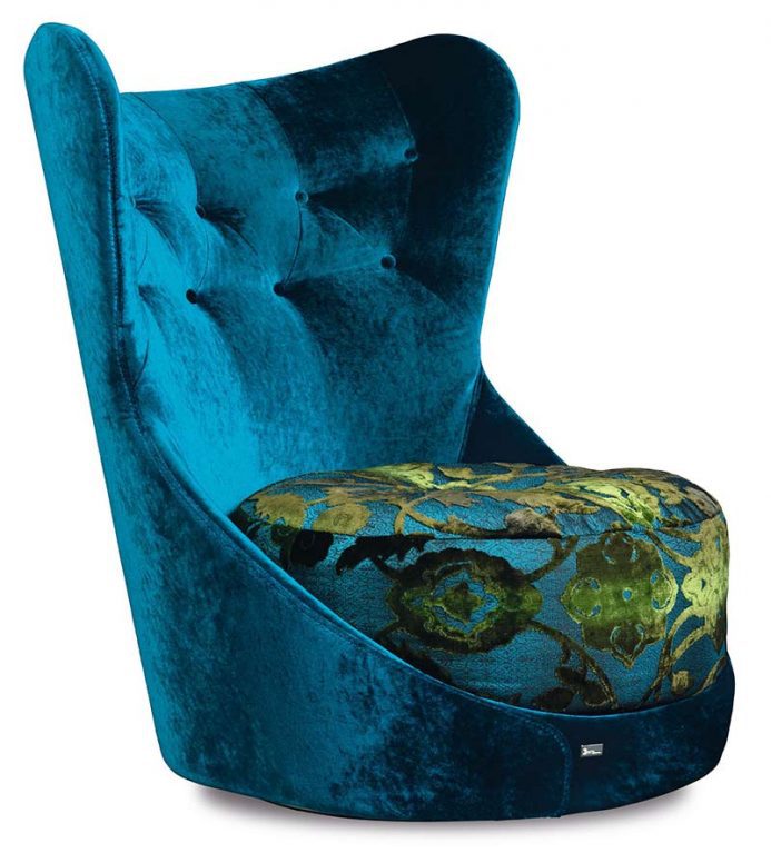 Cocoa Island Bretz Sessel in Blau