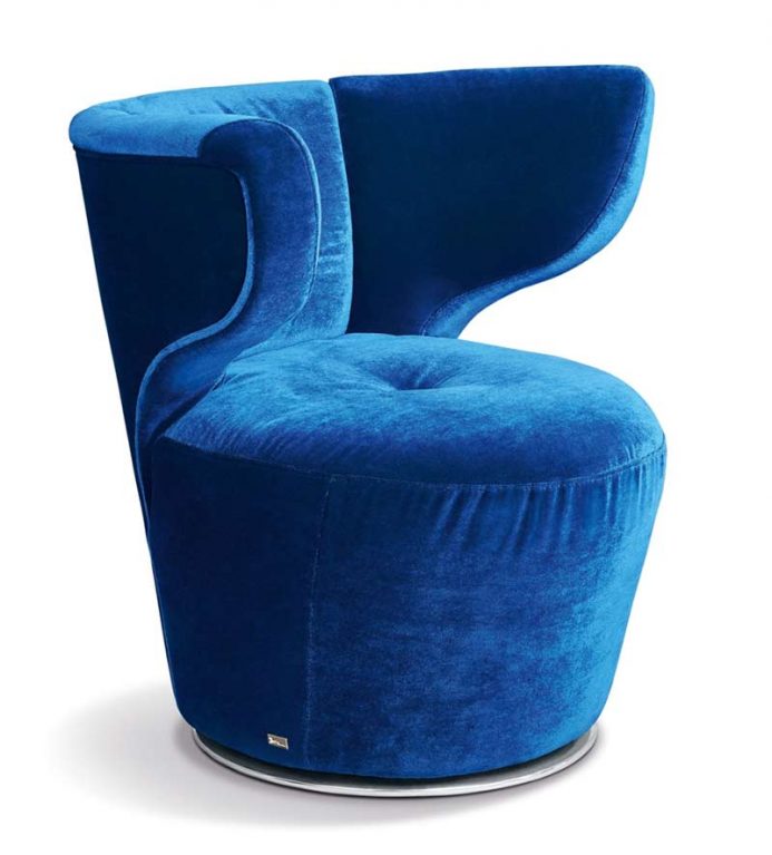 Crossaint Bretz Sessel in Blau