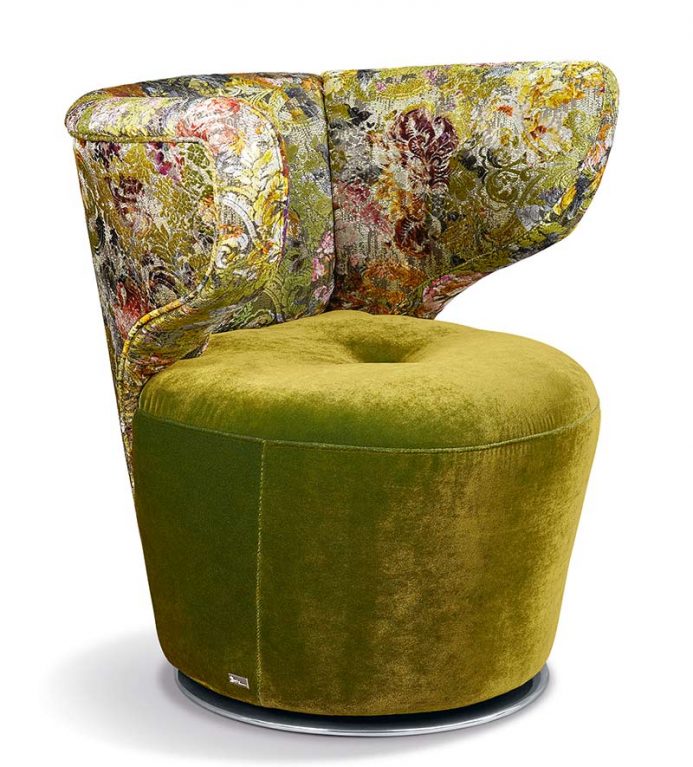 Crossaint Bretz Sessel in Oliv