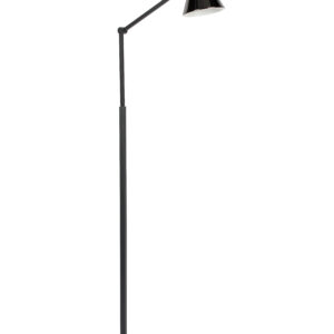 LED-Stehleuchte - H ca. 142,50 cm, Schwarz –