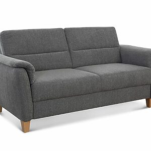 Sofa - 3-Sitzer, Stoff, Grau –