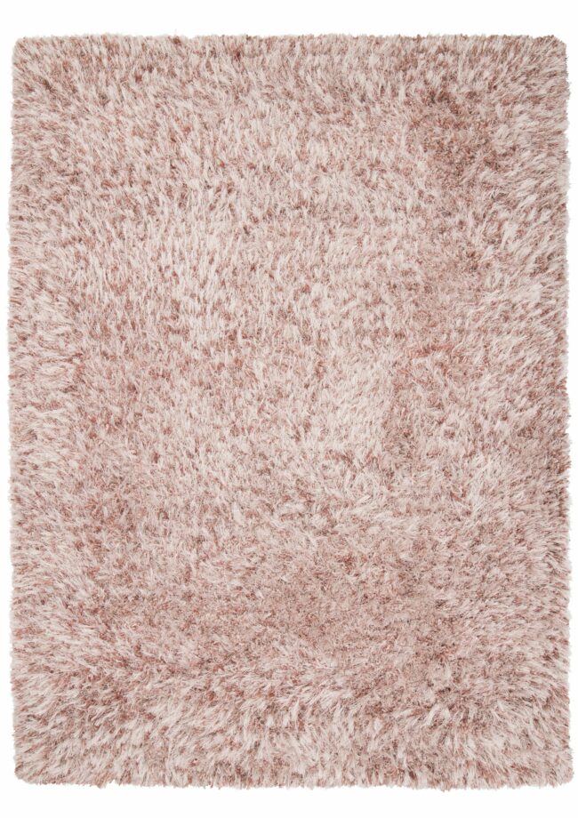 Hochflor-Teppich - LB ca. 230x160 cm, Rosé –