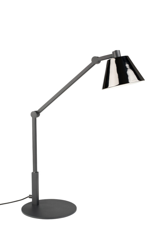 LED-Tischleuchte - H ca. 45 cm, Schwarz –