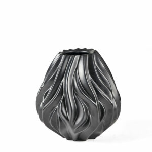 Deko-Vase - DH ca. 21x23 cm, Schwarz –
