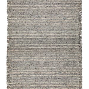 Teppich - BL ca. 170x240 cm, Grau/Blau –