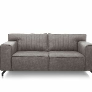 Sofa Nashville - 2,5-Sitzer, Stoff Silbergrau –