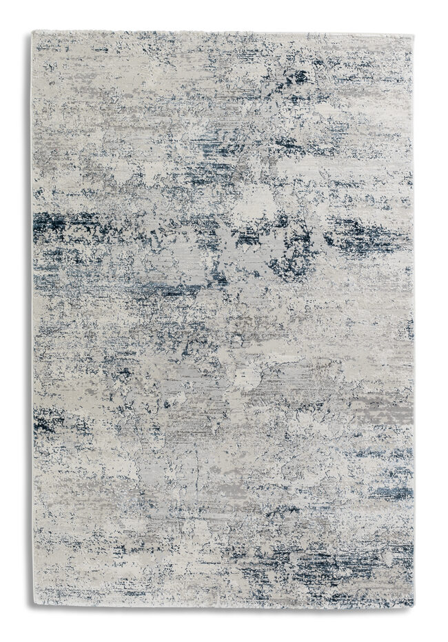Teppich - BL ca. 160x230 - Grau/Blau –