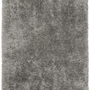 Hochflor-Teppich - LB ca. 300x200 cm, Silberfarben –