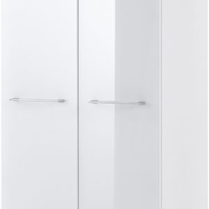 Garderobenschrank GUMA - mit Glasauflage, B ca. 59 cm, Weiß –